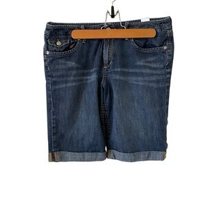 Banana Republic Women’s Cuffed Denim Bermuda Shorts Size 31/12
